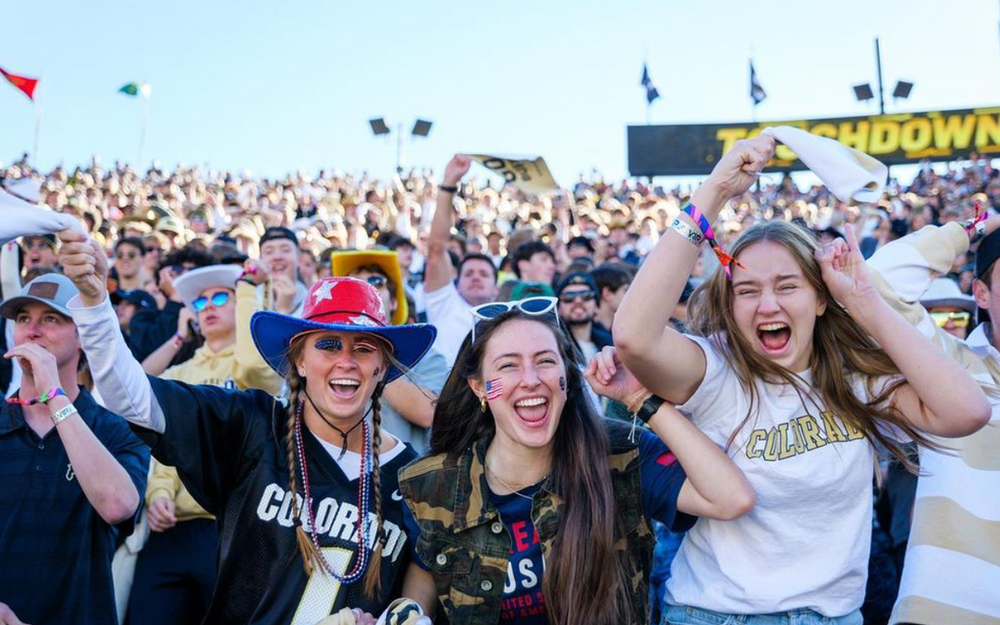 The Buffs fans have sold out every home game! Photo: CUBuffs Football Instagram