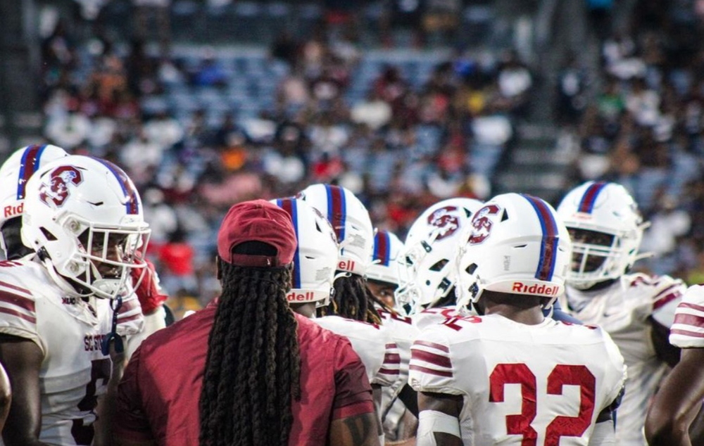 The Bulldogs are fighting for it as a team. Photo: SCStateFB Instagram