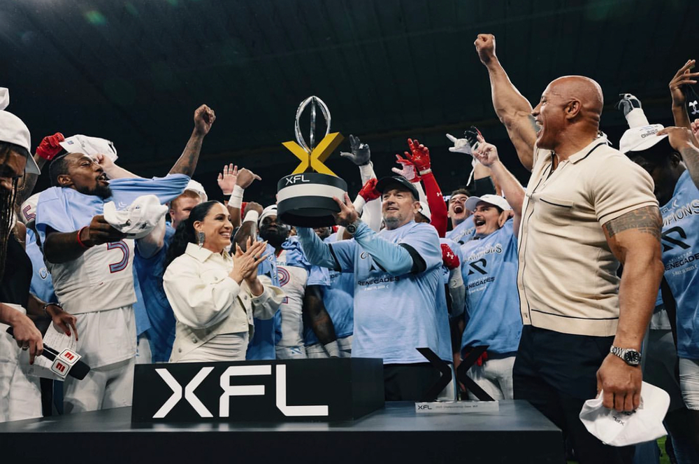 Will the XFL and USFL produce more compelling stories than the XFL did on their own last season? Photo Credit: therock IG 