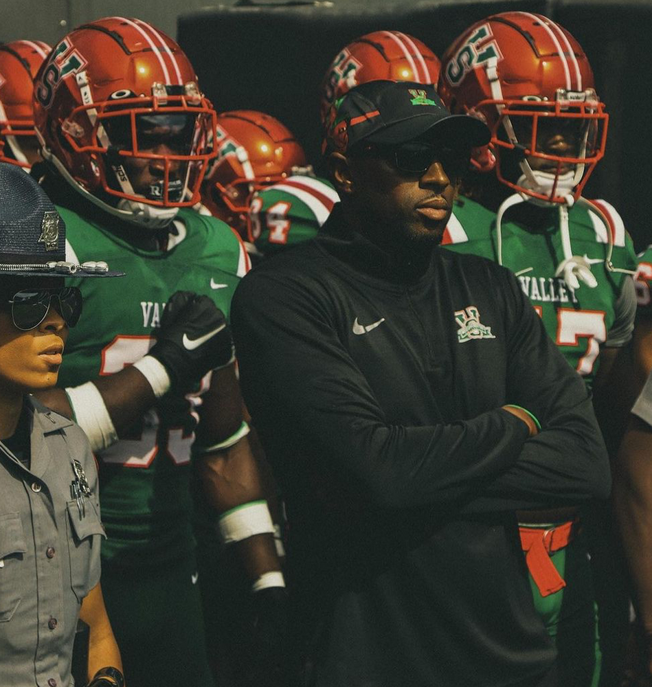 HC Wade leading his team out at Soldier's Field. Photo: Burn Visuals/ Chicago Classic IG