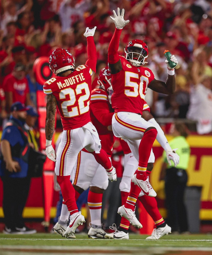 Kansas City had some good plays in the season opener. Photo from @chiefs.