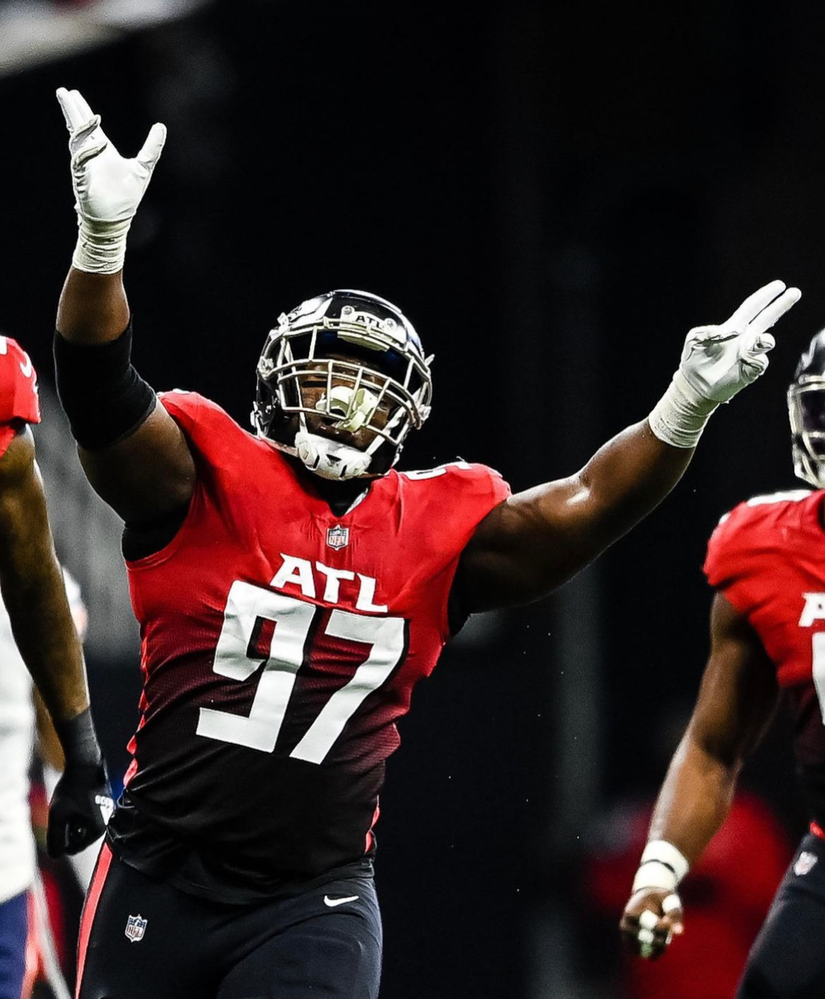 Falcons defense hoping to dominate this season. Photo: @falcons