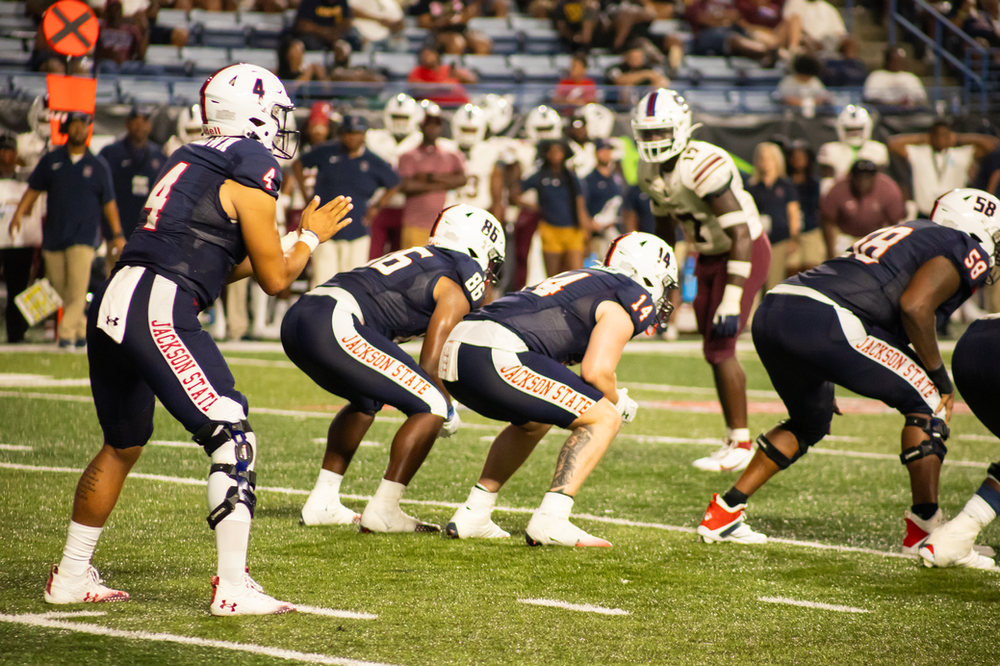 Jackson State QB Jason Brown led the offense to a dominating finish against SCSU. Photo Credit: Will Smith