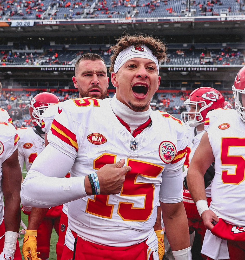 Patrick Mahomes is looking to lead his team to victory after last week's lost. Photo: Kansas City Chiefs Instagram