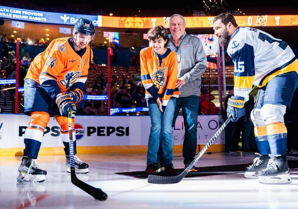 The Swamp Rabbits love to get fans involved during gameday. Photo: Swamp Rabbits Instagram