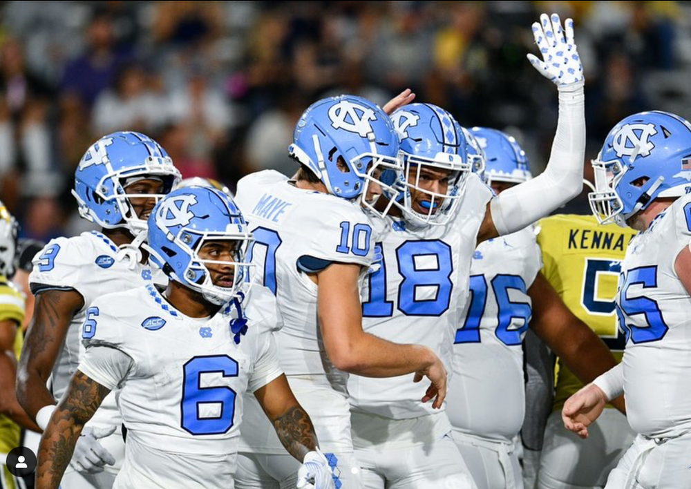 UNC faces it's second lost to a team with a losing record. Photo: Carolina Football Instagram