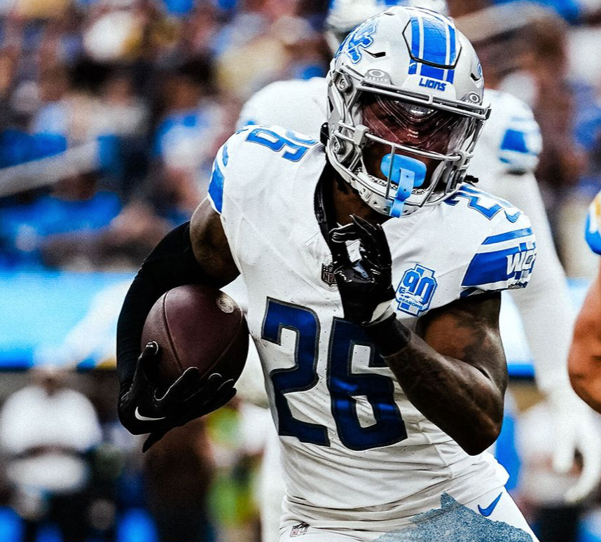 Lions run game is top tier. Photo: @detroitlionsnfl