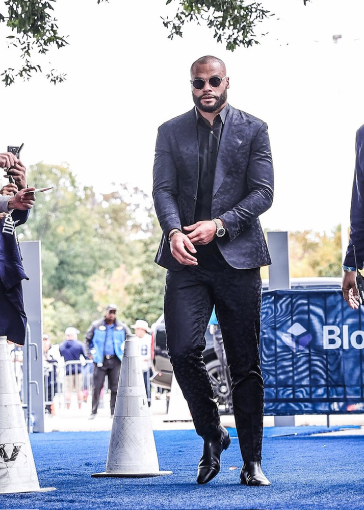 Dak is known for having great style on and off the field. Photo: @dallascowboys