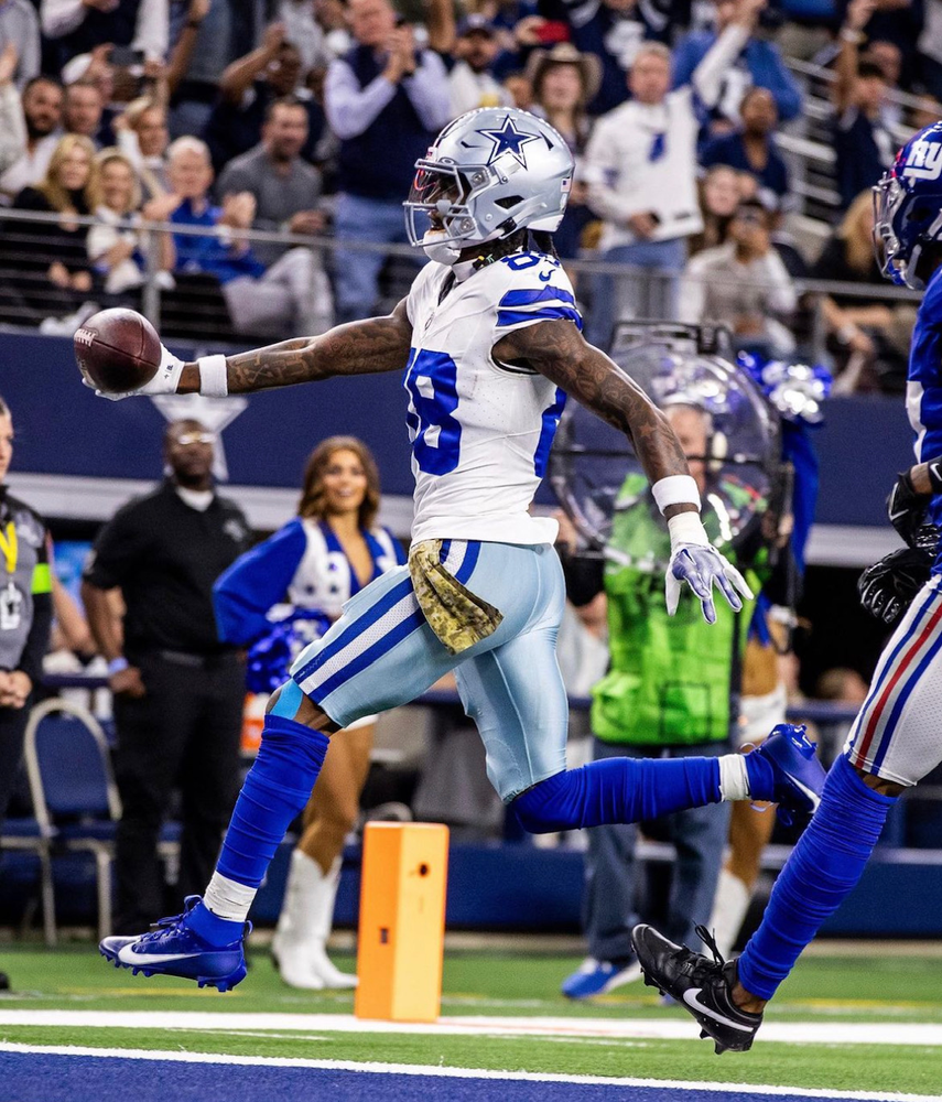 Lamb has earned his way to being one of the top receivers in the game. Photo: @dallascowboys