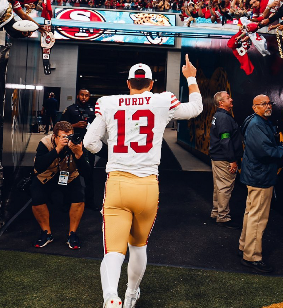 49ers are lead by QB Brock Purdy. Photo: 49ers Instagram